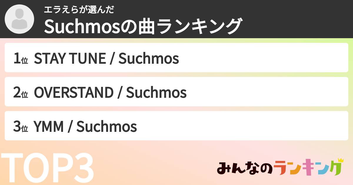 エラえらさんの「Suchmosの曲ランキング」