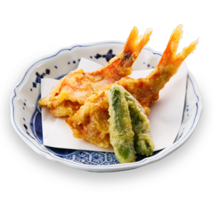 金目鯛の梅肉天麩羅