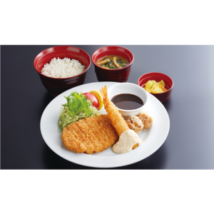 バラエティフライ定食