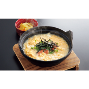 たっぷり玉子の鮭雑炊