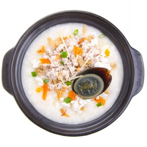 ピータン粥(皮蛋痩肉粥)