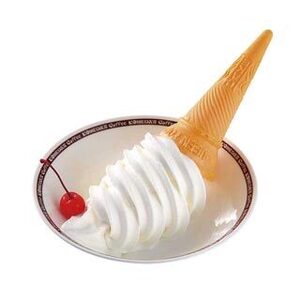 ソフトクリーム(コメダ珈琲店)
