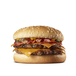 ベーコンダブルチーズバーガー