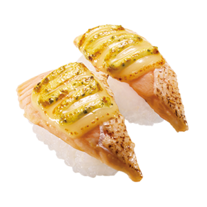 炙りサーモンバジルチーズ