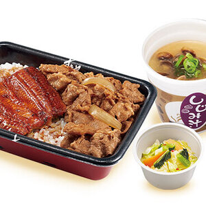 うな牛しじみ汁おしんこセット