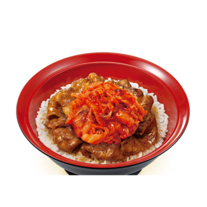 キムチ牛カルビ丼