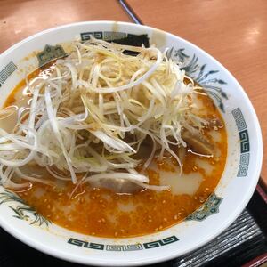 ピリ辛とんこつネギラーメン