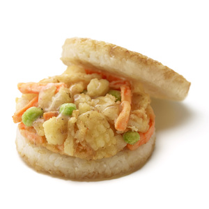 モスライスバーガー海鮮かきあげ(塩だれ)