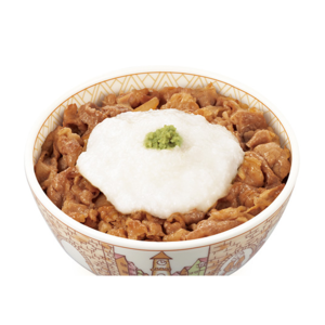 わさび山かけ牛丼