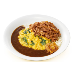 オム牛カレー