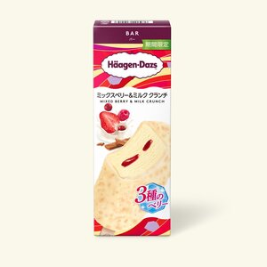 ハーゲンダッツ バー ミックスベリー＆ミルク クランチ