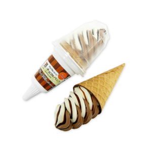 セブンプレミアム ワッフルコーン チョコ&バニラ