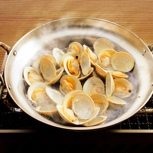 白蛤の酒蒸し