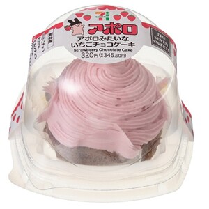 セブンイレブン アポロみたいな いちごチョコケーキ