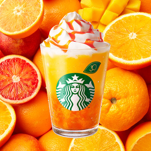 ぎゅぎゅっと オレンジ & マンゴー フラペチーノ®