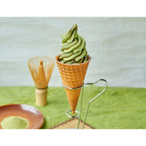 ローソン Uchi Cafe’ SWEETS 宇治抹茶ワッフルコーン 抹茶ソース
