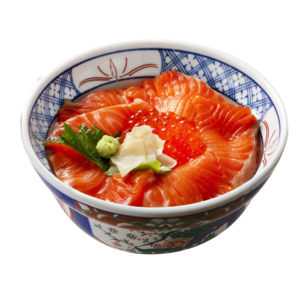 サーモンといくらの親子丼