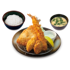 カキ海鮮盛合せ定食