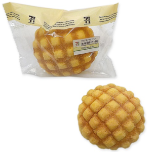 セブンイレブン サックサクメロンパン(欧州産発酵バター使用)
