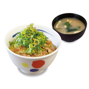 ネギたっぷりネギ塩豚肩ロース丼