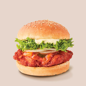 ホットクリスピーチキンバーガー