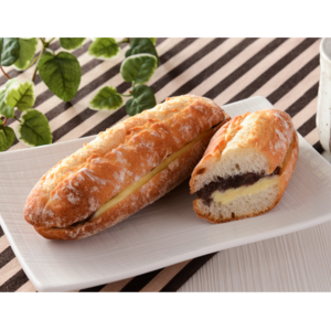 ローソン マチノパン あんことバターのフランスパン
