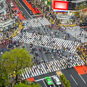 渋谷スクランブル交差点