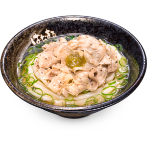 塩豚ねぎうどん
