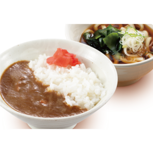 ミニカレー丼朝定食