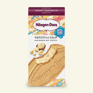 ハーゲンダッツ クリスピーサンド マカデミアナッツ スカッチ