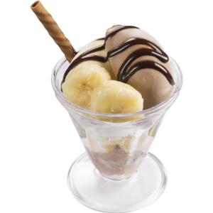 チョコムースバナナパフェ