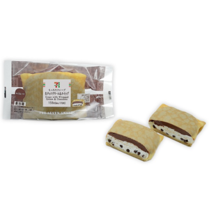 セブンイレブン クレープ生チョコ クリーム&ホイップ