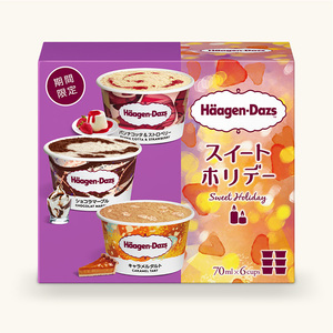 ハーゲンダッツ アソートボックス スイート ホリデー（パンナコッタ＆ストロベリー・ショコラマーブル・キャラメルタルト）