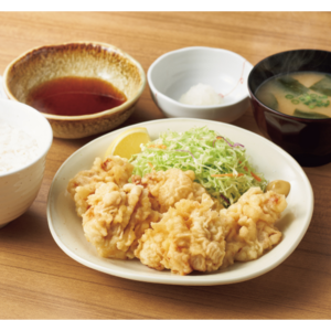 とり天定食(やよい軒)