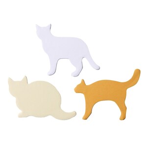 無印良品 植林木ペーパー付箋紙 ネコ