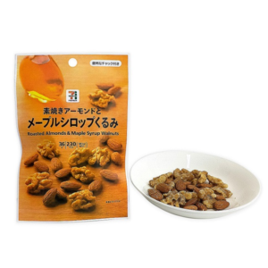 セブンプレミアム 素焼きアーモンドとメープルシロップくるみ