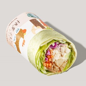 根菜チキン サラダラップ