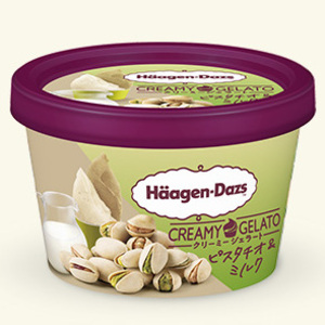 ハーゲンダッツ ミニカップ CREAMY GELATO ピスタチオ&ミルク