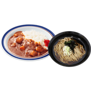 カレーライスセット かけそば