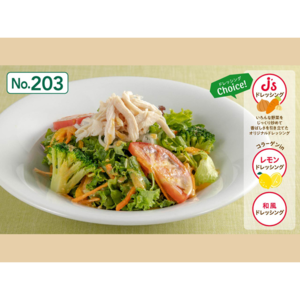 スチームチキンとたっぷり野菜のサラダ