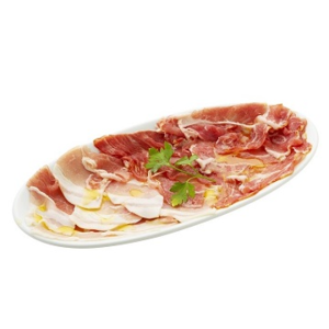 パルマ産ホエー豚の生ハム切り落としとパンチェッタ