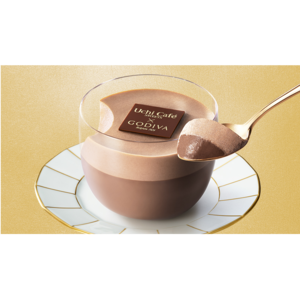 ローソン Uchi Cafe' SWEETS × GODIVA ダブルショコラプリン