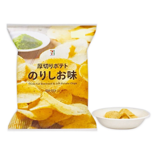 セブンプレミアム 厚切りポテト のりしお味