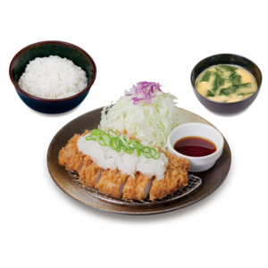おろしロースかつ定食