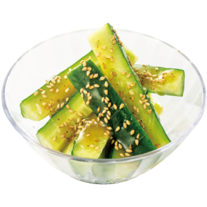 きゅうりのごま塩ダレ