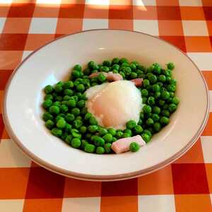 柔らか青豆の温サラダ