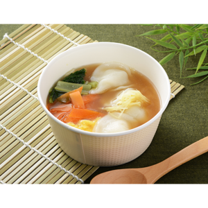 ローソン 1食分の野菜 もちもち餃子の中華スープ