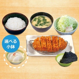 得朝ロースかつ定食