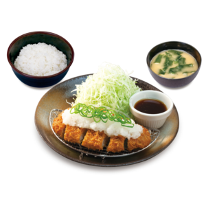 おろし厚切りロースかつ定食
