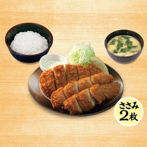 ロースかつ&ささみかつ(2枚)定食